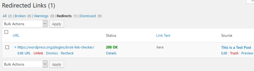 fix broken links plugin