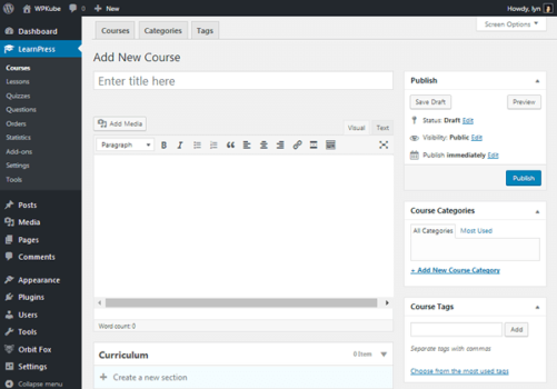 How to Add Courses to WordPress with LearnPress